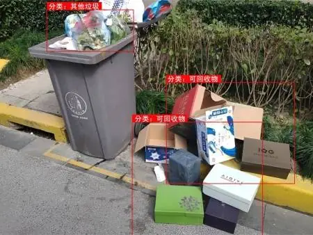 地面垃圾与垃圾桶检测