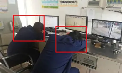 监控室睡岗识别